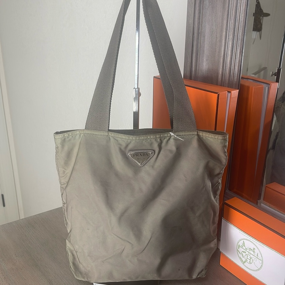 Prada nylon tote